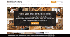 Desktop Screenshot of finewoodworking.com