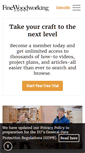 Mobile Screenshot of finewoodworking.com